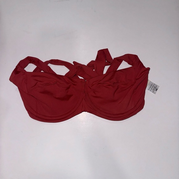 L*SPACE Camellia Underwire top color brick - Picture 3 of 3